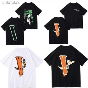 最新のメンズレディースデザイナーTシャツルーズティーファッションブランドトップマンSカジュアルVLONESシャツLuxurys衣料ポロスショーツスリーブ服ホワイトブルーピンクZZL5