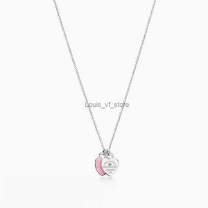 Pendant Necklaces Designer Double Heart Gold/sier/rose Gold Necklace Jewelry for Women Birthday Christmas H2422710
