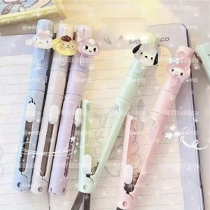 Knife 10 pcs/lot Creative Double Head Dog Animal Art Scissors Safety Paper Cutter Utility Knife School Supplies Stationery Gifts