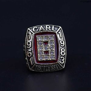 IDJ0デザイナー記念リングバンドリング1961-1983野球スターCarl Yastrzemski Hall of Fame Championship Ring Jersey No. 8 Wiif