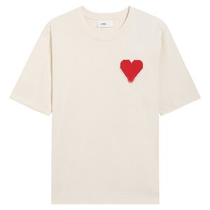 Męska koszulka Paris Designer T koszulka Klasyczna miłosna haftowa koszulka damska z krótkim rękawem