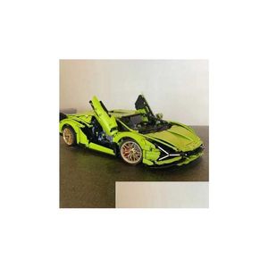 Bloki 3696pcs Techniczny Lambo Sian Budynek kompatybilny 42115 MOC Model Projekt dla ADTS Sport