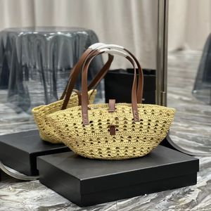 Y casa designer bolsa egetable cesta sacola moda sacos de ombro shoppingbag estilo paris saco de palha lafite tecelagem mão tecido2341