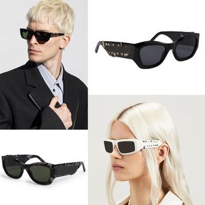 Herren- und Damenmode-Straßenfoto-Sonnenbrille, hochwertige Outdoor-UV400-Schutzbrille, luxuriöse rechteckige Rahmenbrille mit Box PERI039