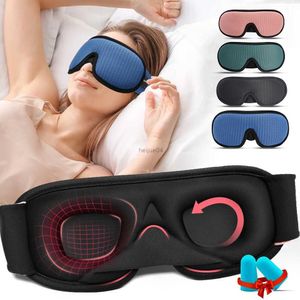 Maschere per dormire Maschera per dormire 3D Blocca la luce Maschera per gli occhi per il sonno Visiera in memory foam Morbida imbottitura Slaapmasker EyePatch Aiuto per dormire da viaggio