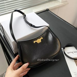 Hochwertige Hobo Tilly-Tasche, Unterarm-Tragetasche, Umhängetaschen, echtes Leder, Damenmode-Handtaschen, klassische Achsel-Clutch, Lammfell-interne Mini-Geldbörse mit Box