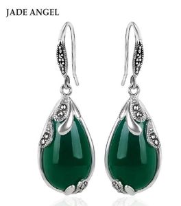 Eardrop Silver Sterling Silver Natural Red and green agate drops5954531