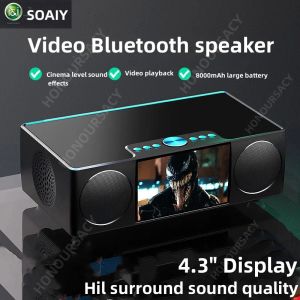 Altoparlanti SOAIY S99 Display video da 4.3 