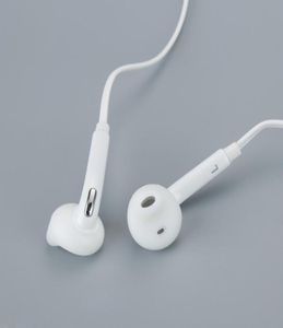 Inear-Kopfhörer, weiß, für Samsung Galaxy S6, kabelgebundenes Headset mit Mikrofon, 35-mm-Klinkenstecker, Kopfhörer für Mobiltelefone, verstellbare Lautstärke, 806121029