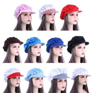 Berets Elastic Cooking Dustproof Work Uniform Restaurants Accessories Chef Hat Cook Cap Kitchen Tools