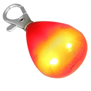 Collari per cani Collare ricaricabile tramite USB Luce Impermeabile Etichetta luminosa Clip Lampeggiante (rosso) Lampada di sicurezza da passeggio Alimentazione per animali domestici impermeabile