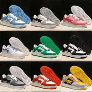 New Fashion Running Sta Sneakers Low-Top Sneakers M1 Leather shoe Classic Casual Shoes Fashion Ape Monkey Shape MEDICOM TOY CAMO S