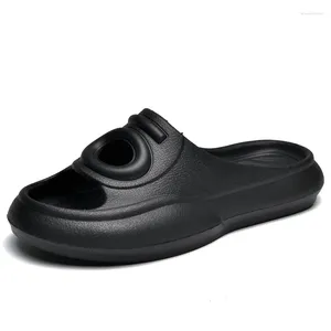 Slippers Men Women Soft Home Slides Indoor Comfortable Rubber Summer Beach Shoes House Room Bedroom Drop