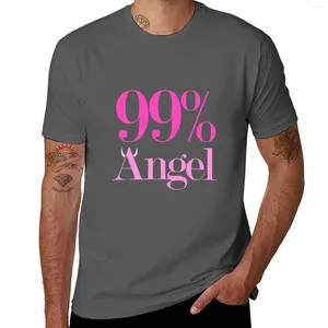 Herren-Tanktops 99 % ANGEL 1 % ... T-Shirt Jungen-Hemd mit Animal-Print, individuell gestaltete T-Shirts für Männer im Paket