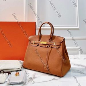 10A Tote Bag Designer Handbag 35cm Large Capacity Elegant Noble with High-quality Togo Leather and Refined Electroplated Hardware Commuter Bag