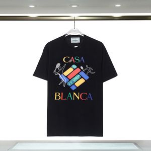 Herren T -Shirt Designer T -Shirts Casa Blanca T -Shirt Luxus übergroßes T -Shirt Casablanc Shirt Casablancas Hemd Kleidung Mode runde Hals Baumwolle Kurzarm Brief 2x2x