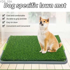 Other Dog Supplies Artificial Grass Pee Pad Large Patch Potty Reusable Training Perfect Indoor Outdoor Puppy Tray YQ240227