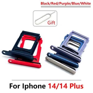 Vassoio per slot per presa per scheda SIM per IPhone 14 Plus 13 12 Pro Max X XS XR Supporto per adattatore micro nano Parti di riparazione di ricambio per telefono cellulare con tempi di consegna brevi