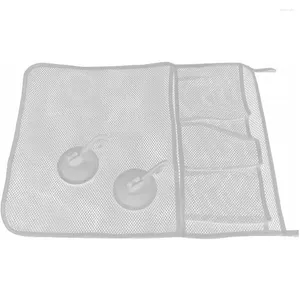 Storage Bags Practical 4 Pockets Home Bath Toy Bag Wall Hanging Mesh Baby Shower Large Capacity Organizer With Hook Bathtub