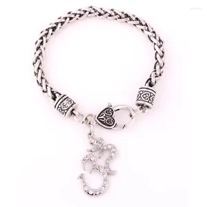 Charm Bilezikler Bilezik Unisex Budizm Tarz Mandala Budist Buda Chakra buğday bağlantı zinciri çinko alaşımı damla sağlayın