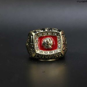 Anelli di anelli commemorativi del designer da 78kr 1972 Washington Red Rugby Championship Ring Q79