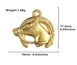 2021NEW Lucky horse head and horseshoe charm Pendants for Jewelry Making Bracelet Jewelry Findings DIY Handmade Craf8906817