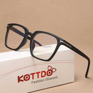 Glasögonram Kottdo Classic Anti-Blue Light Computer Eye Glasses Frames For Men Vintage Square Plastic Glasses Frame Women 2022