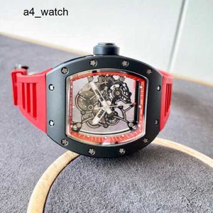 Mens Moissanite Wrist Watch RM Watch Wristwatch RM055 Black Ceramic Americas Limited Edition Fashion Leisure Business