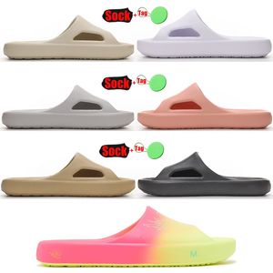 Shibui Cat Slide tofflor Khaki Lätt sand trippel svart benvita män kvinnor sommarstrand pool skor designer sandaler sandles mb skjutreglage gratis frakt