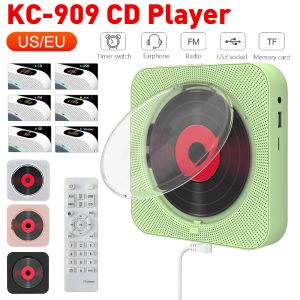 Player Portable CD Multimedia Player Wall Mounted Bluetoothcompatible 5.1 3.5mm Music Player FM Radio Infrared Wireless Remote Control