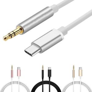 Typ-C-USB-Kabel, Stecker auf 3,5-mm-Klinkenstecker, Kopfhörer, Autoradio, AUX-Audiokabel, Adapter für Mobiltelefone mit Retial-Box