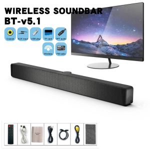 Speakers 40W TV Sound Bar High Power Portable Speaker Wired and Wireless Bluetooth Home Surround SoundBar for PC Theater TV Speaker Radio