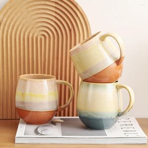 Mugs Nordic Style Household Ceramic Simple Large Capacity Office Latte Coffee Cup Fashion Girls Couple Water Gift