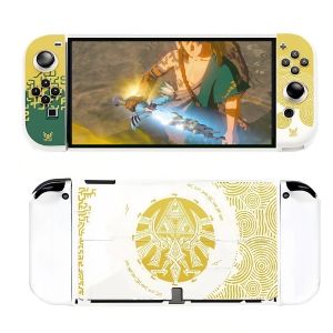 Hüllen für Nintendo Switch OLED Game Anime Shell NS Joy Con Controller Stoßdämpfung und AntiScratch Hard PC Case Spielzubehör