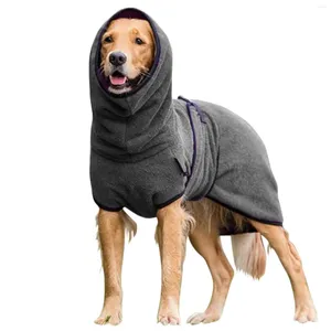 犬のアパレルjbtp冬のフリース服ソフトカラーソフト居心地の良いベルベット温かいスーパー吸収剤乾燥コートバスローブタオル
