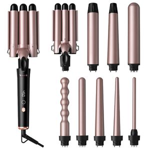 for New Product Best-Selling Multi-Functional Converter Hair Curler LCD Smart 5-in-1 Tube Replacement Hair Curler wholesale