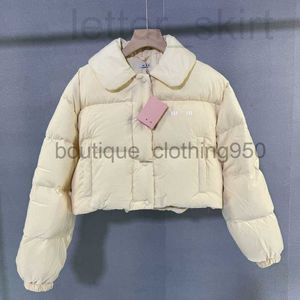 Projektantka damska Down Parkas 2024 MIUI Krótkie kurtki mody odzieży wierzchniej Winter Chlebaker Warm White Duck Girl Coats Casual Vester