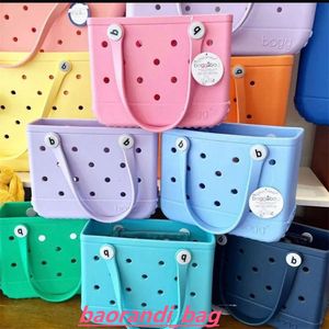 PVC Waterproof Bogg Beach The Tote Designer Bag 7A Hollow Out Basket Pochette Luxurys Handbag Shop Bags Womens Mens Travel Plastic Shoulder Crossbody Weekender Bag