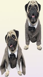 Dog Apparel Cat Clothes Wedding Party Suits For Small Dogs Pet Tuxedo Coat Costume XS S M L XL 2XL5554822