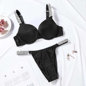 2024 sexy carta roupa interior conforto breve push up sutiã e calcinha 2 peças conjuntos para mulher lingerie conjunto casual estilo versátil 6612ess