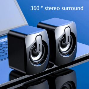 Altoparlanti Altoparlante per computer cablato USB Altoparlante surround stereo per bassi Cassa di risonanza Mini altoparlanti per PC Laptop Altoparlanti per notebook