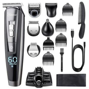 Trimmer allt i en hårtrimmer professionell skägg trimmer för män shvaer elektriska hårklipper tvättbar kropp groomer laddningsbar