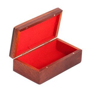 Colares Caixa de jóias de madeira Caixa de armazenamento de colar de pérolas magnéticas para a casa para casa Organizar uma fios de agulha Cassete