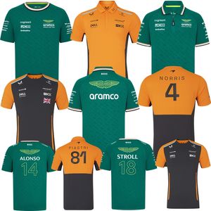 2024 Formel 1 F1 Driver Racing Set 24 25 Norris Set Up T-shirt Casual Stroll Polo Summer Car Motorsport Alonso Ferari Team Jersey Shirts