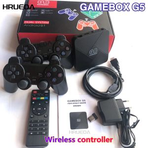 Konsole 13 Emulator Dual Botowanie telewizora Android TV i Linux Gamebox Super Console G5 Game Box HD Mini PC 64GB/128 GB/256 GB Prezenty świąteczne