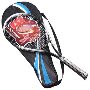 Tennis Rackets de alumínio de alumínio Tennis Racket RACATE DE TENNIS PROPRIETÁRIO DE CHOQUE COM TENNAGEM COM RELAÇÃO BAGL2402