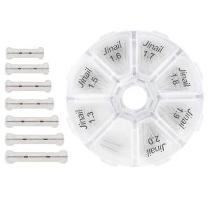 Verktyg 50pcs nagelkorrigering klistermärken titantråd silikonminne legering nagel korrigerande klistermärke Hållbara 7 storlekar unisex pedicure verktyg