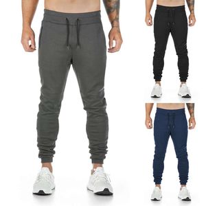 Autumn New Men's Fitness Cycling Casual Pants Lace Up Running Sports