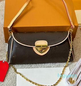 2024 Yeni Fransız Lüks Tasarımcı Crossbody Bag Paris Klasik Eski Çiçek Kadınlar Vintage Omuz Çantası Çok Omuz Strap Lady Under Emfed Bag Manhattan Altın Kalkan