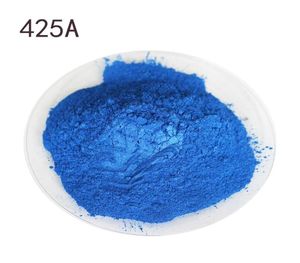 500G 425A Sapphire Blue Perl Powder Proszek do powiedzenia Lakier do paznokci Pigment kosmetyczny ręcznie robione sztuka rzemieślnicze mika Pearl Coating Pigment9254491